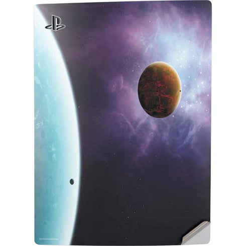 StockTrek Two Planets Born from the Same Star PS5 Digital Edition Console Skin